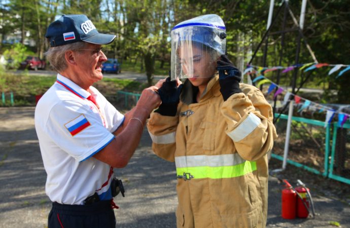 В «Орлёнке» проходит Всероссийский слёт юных пожарных